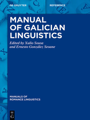 cover image of Manual of Galician Linguistics